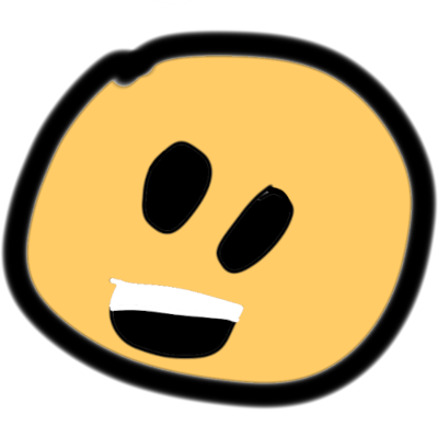 a yellow emoji style smiley face